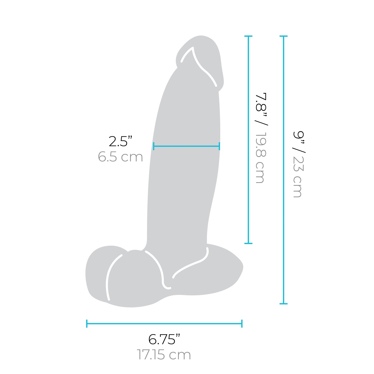 Slipskin Realistic Silicone Dildo | 9" Girthy | Mocha