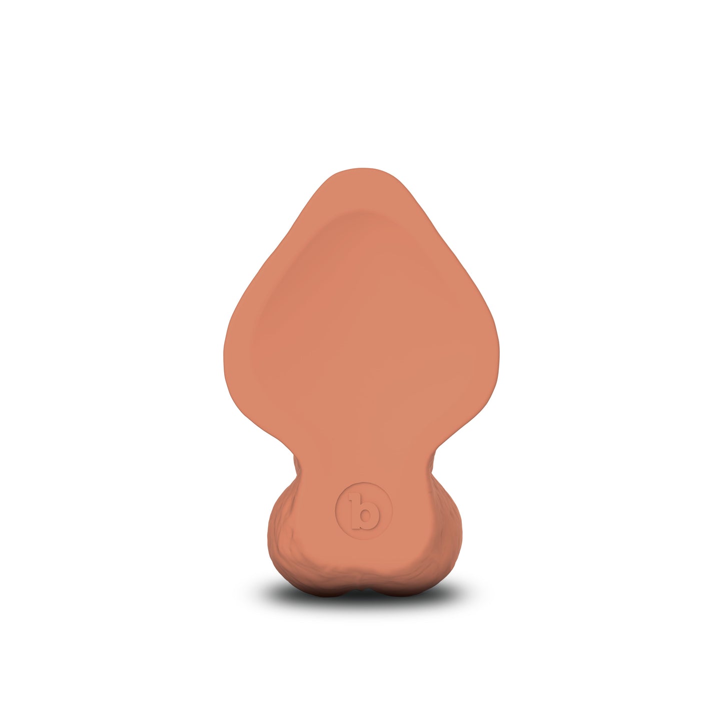 Slipskin Realistic Silicone Dildo | 8" Curvy | Mocha