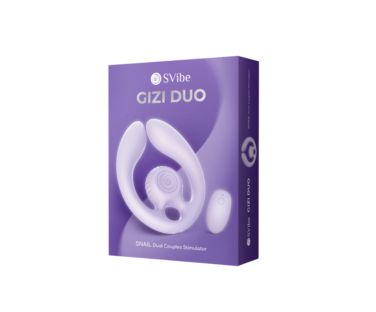 SVibe Snail GIZI Duo Couples Stimulator | Lilac
