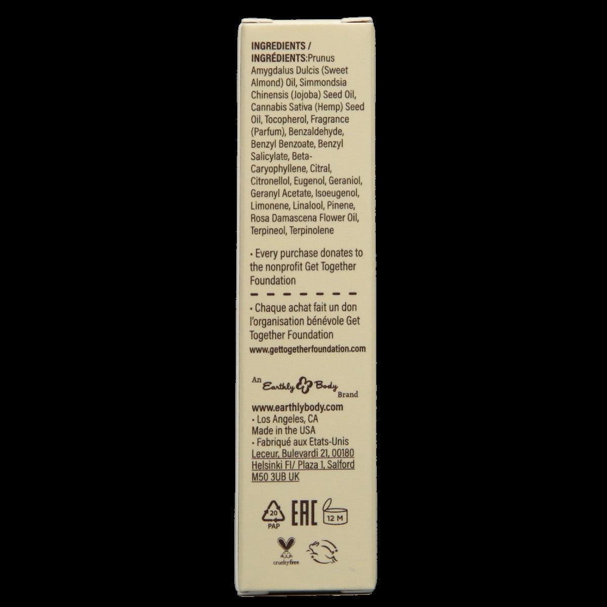 At Night Roll-on Perfume Aphrodisiac Wild Pink Rose | 0.34oz | 10ml
