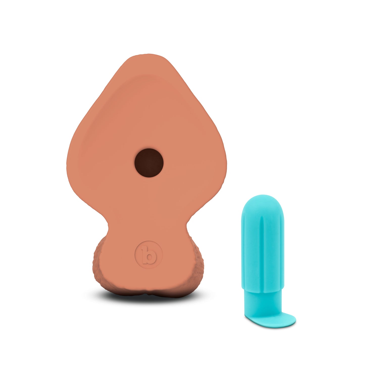Slipskin Realistic Silicone Dildo | 9" Girthy | Mocha